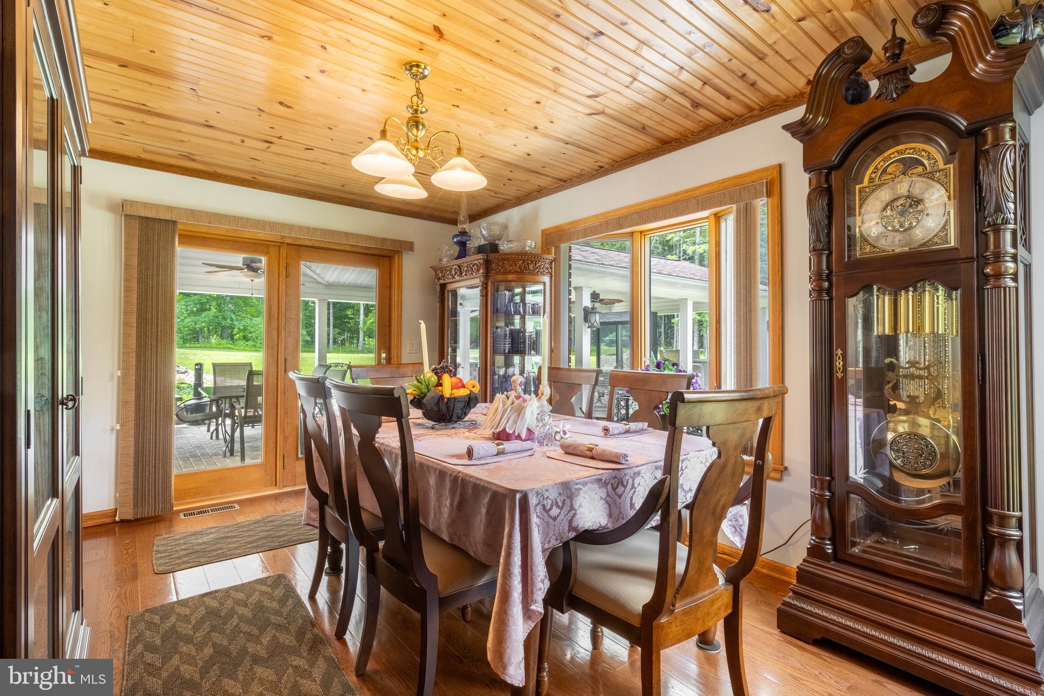 1296 Sunnyside Hollow Road Port Matilda, PA 16870 - Photo 22 of 49 a view of a dining room with furniture window and outside view