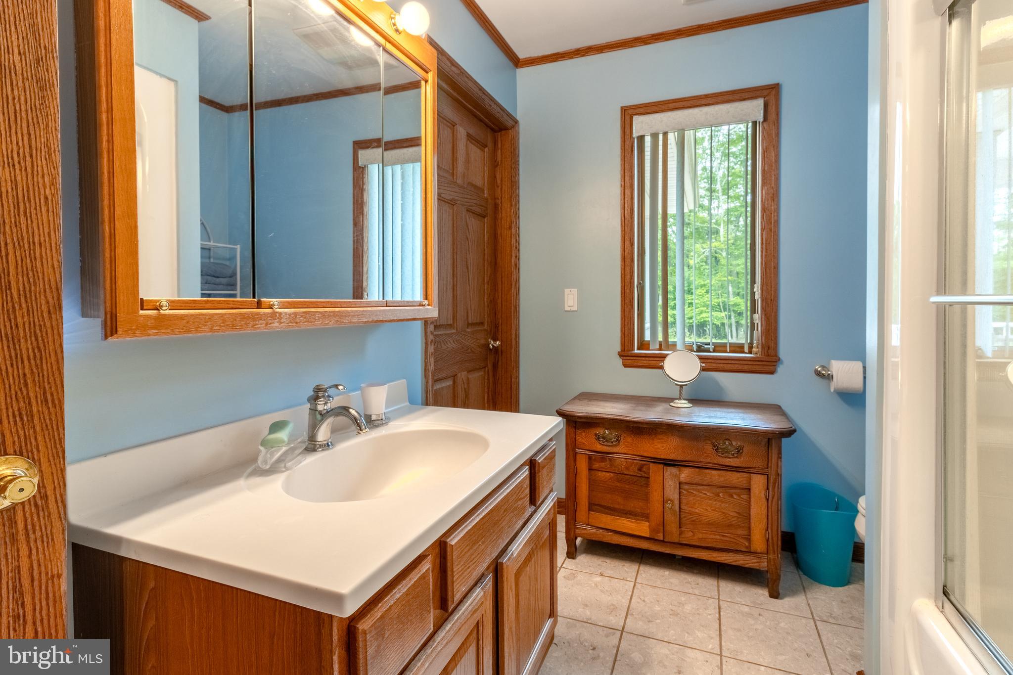 1296 Sunnyside Hollow Road Port Matilda, PA 16870 - Photo 36 of 49 a bathroom with a sink and a mirror