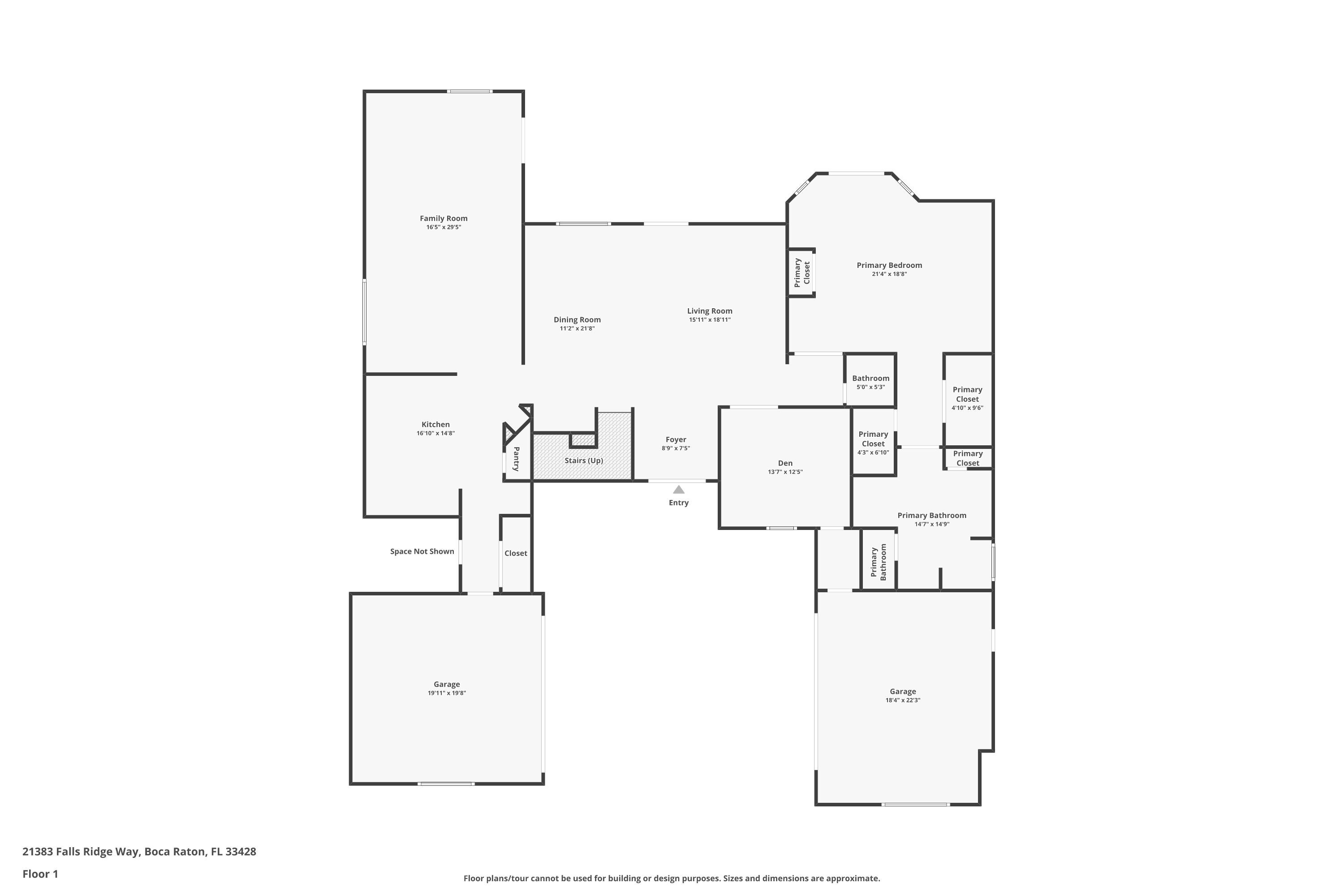 21383 Falls Ridge Way Boca Raton, FL 33428 - Photo 43 of 44 a picture of floor plan