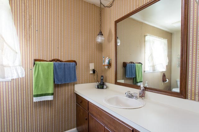 112 Robinhood Road Staunton, VA 24401 - Photo 11 of 18 a bathroom with a sink and a mirror