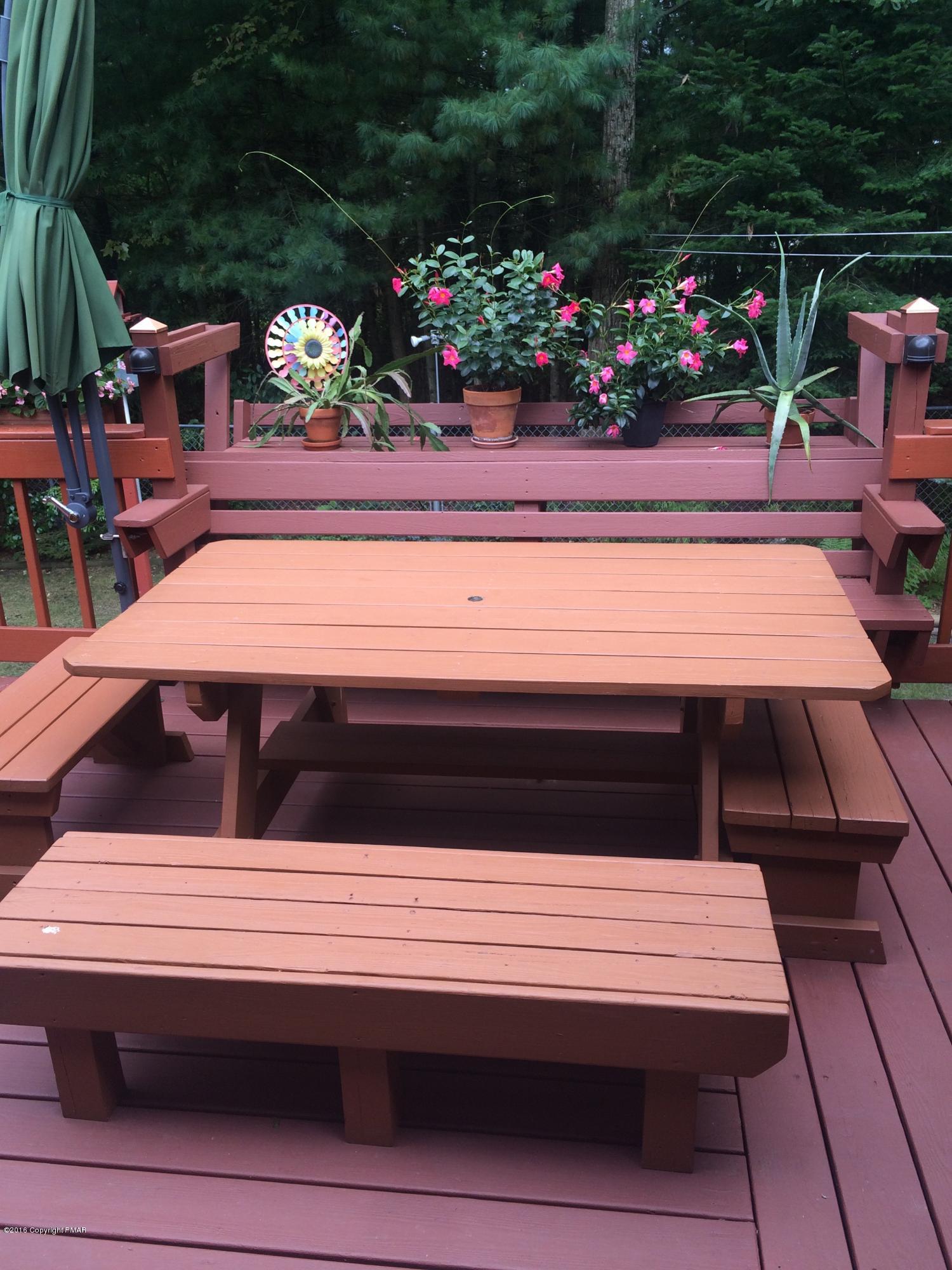 168 Turkey Ridge Kunkletown, PA 18058 - Photo 21 of 33 a view of a wooden bench in the backyard