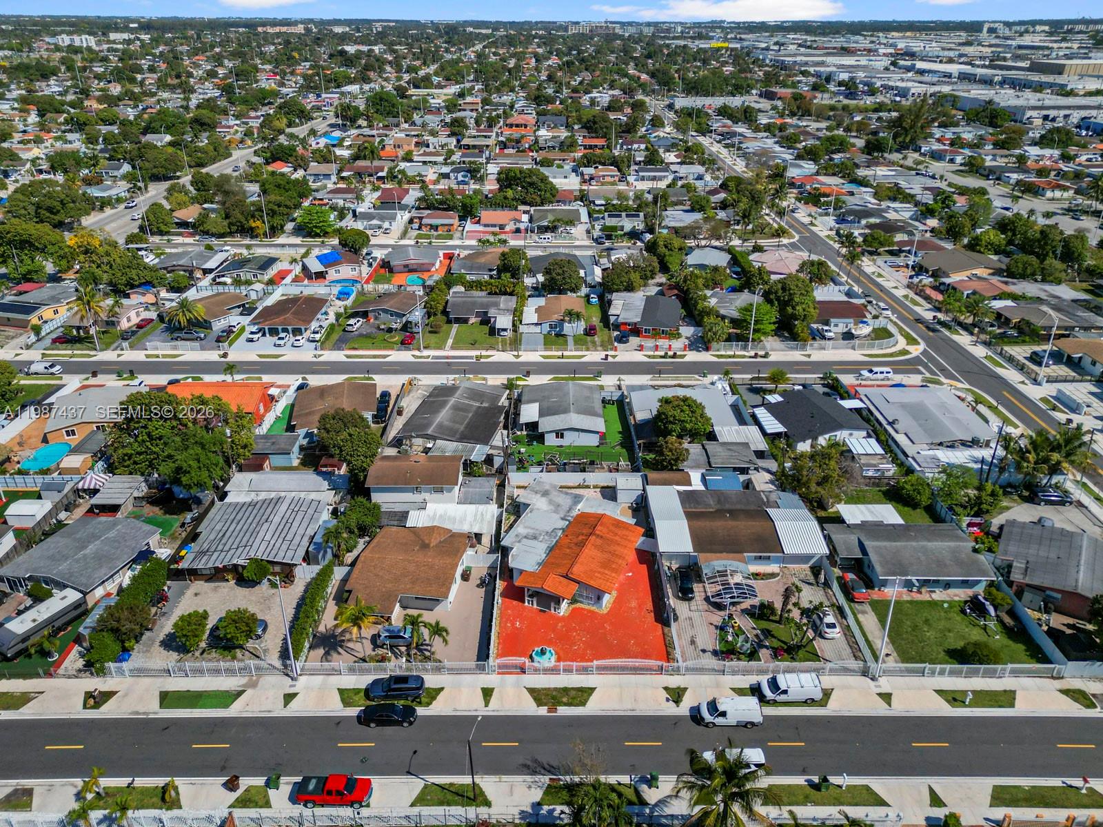 871 Southeast 5th Place Hialeah, FL 33010 - Photo 39 of 39 an aerial view of residential houses with outdoor space
