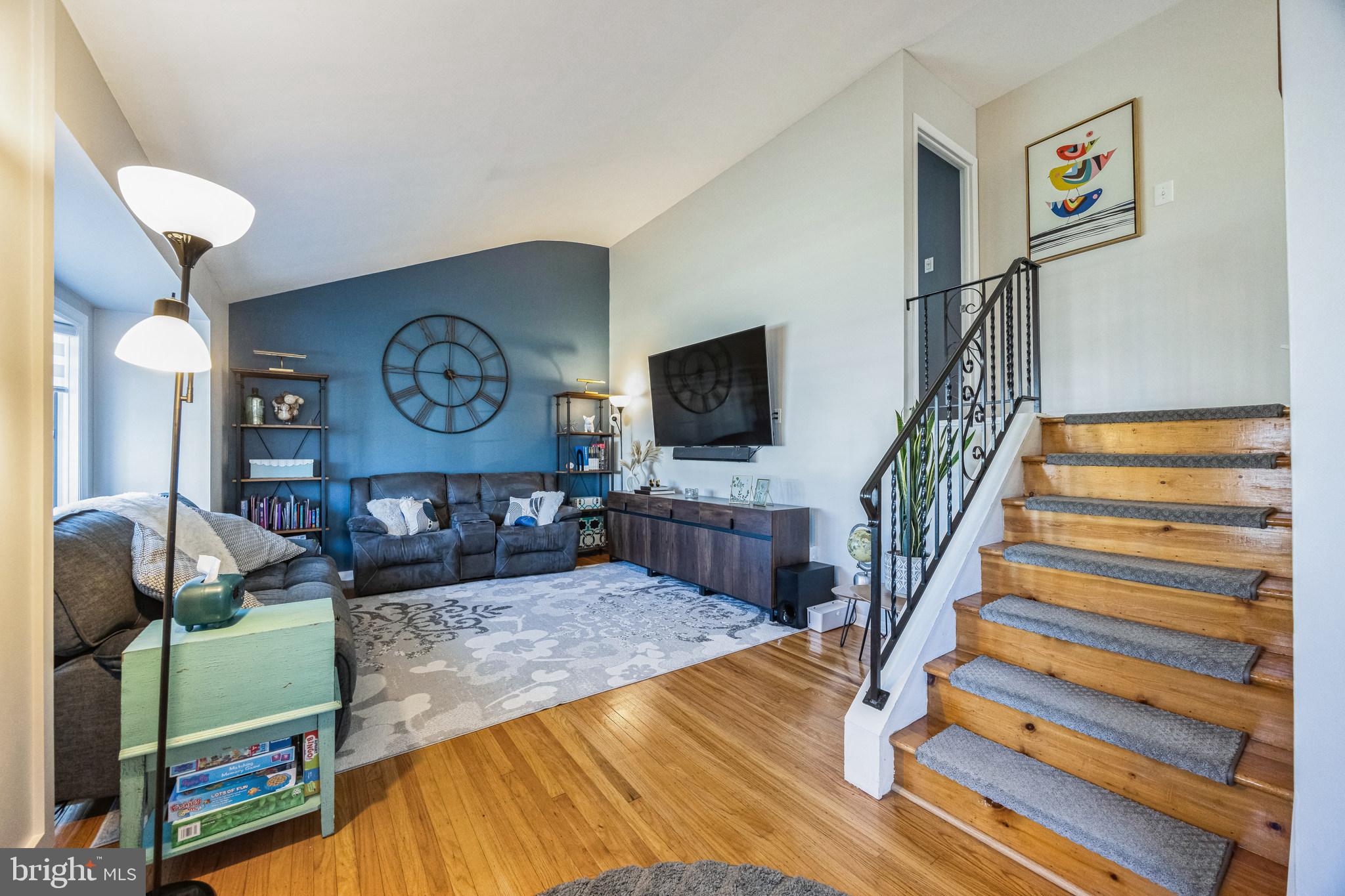 333 Davis Avenue Mount Ephraim, NJ 08059 - Photo 2 of 34 a living room with furniture and a flat screen tv