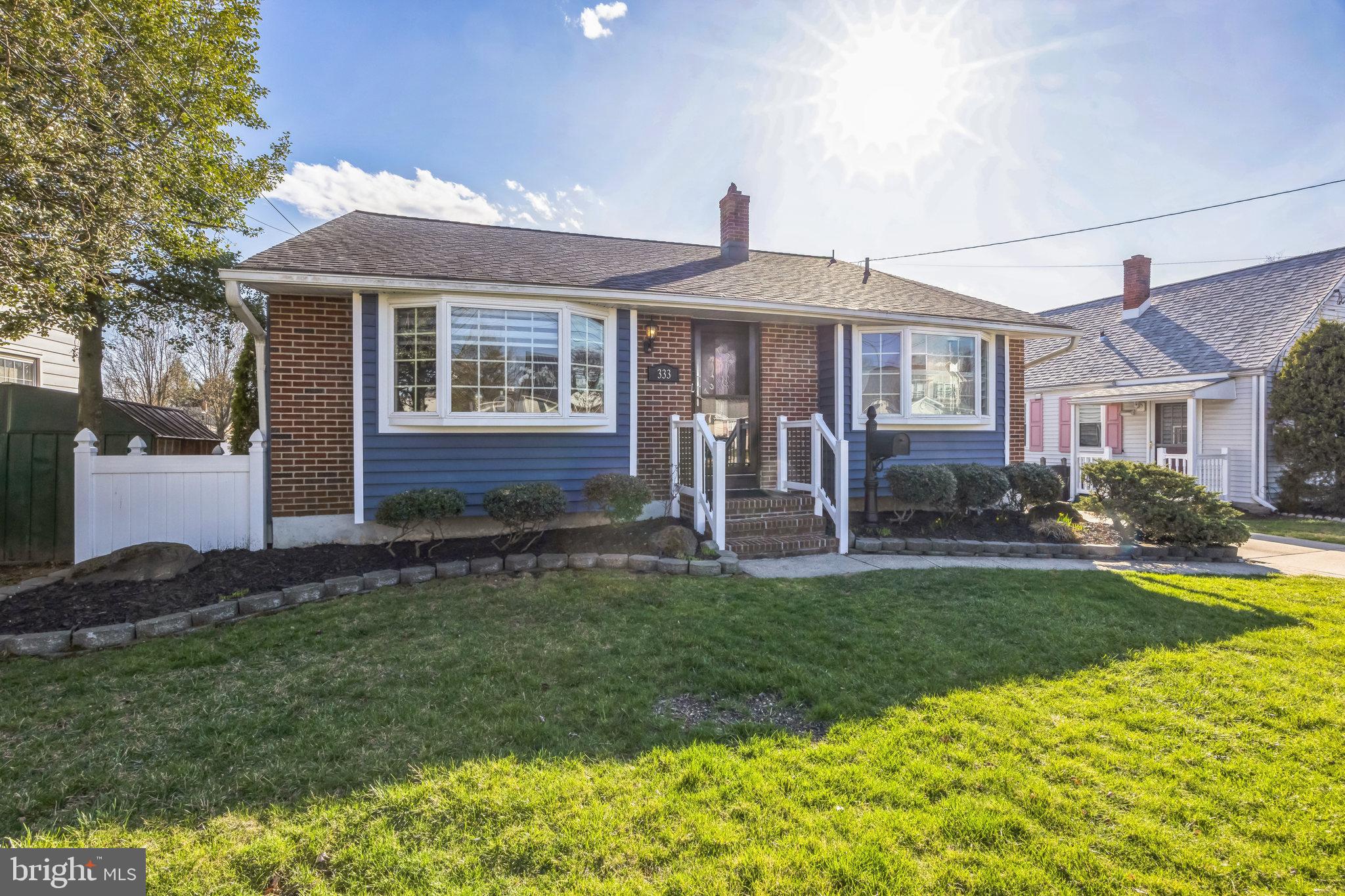 333 Davis Avenue Mount Ephraim, NJ 08059 - Photo 34 of 34 a front view of a house with a yard