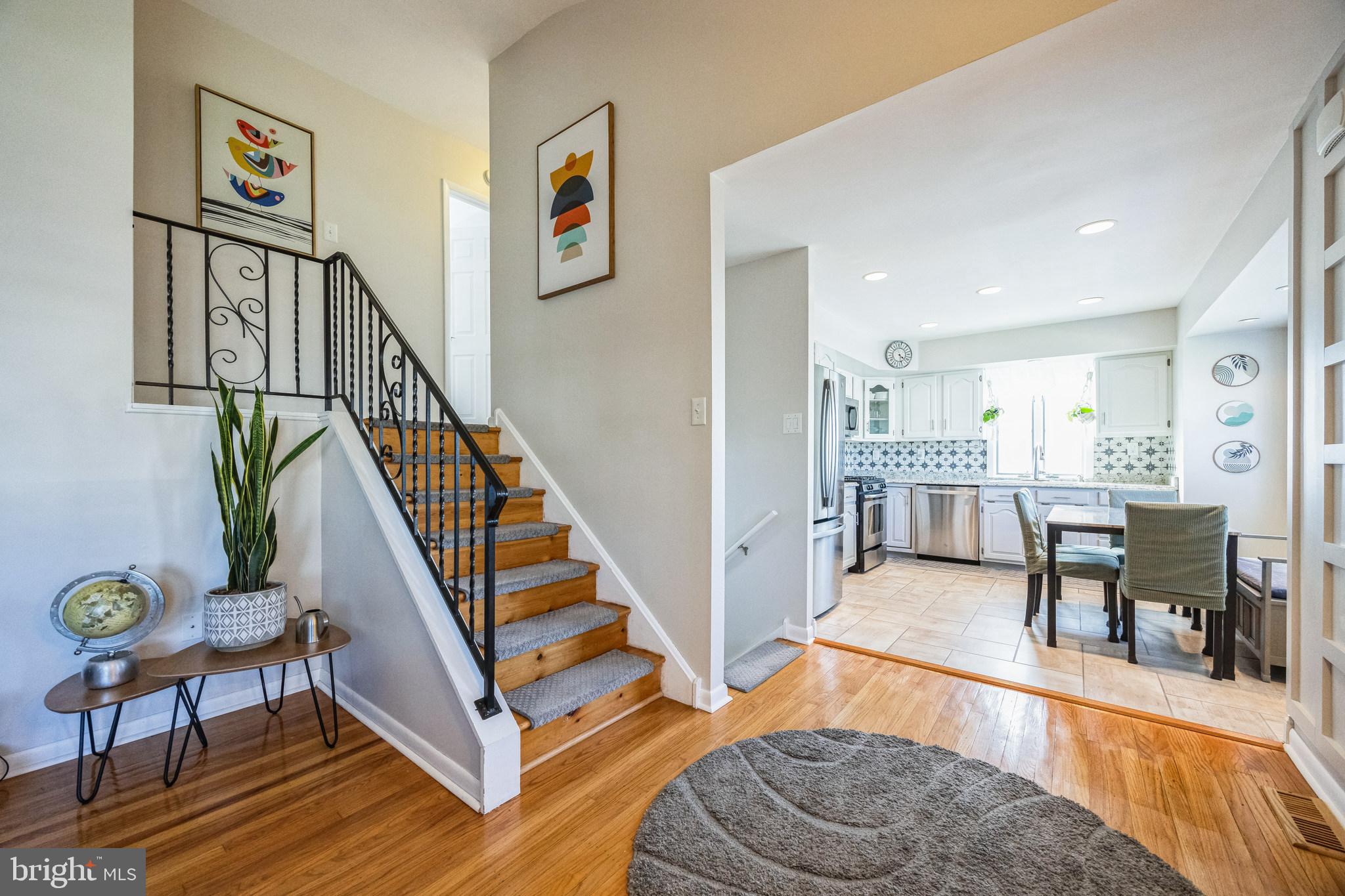 333 Davis Avenue Mount Ephraim, NJ 08059 - Photo 10 of 34 a living room with furniture and a wooden floor