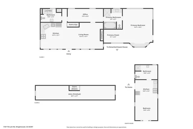$435,000 | 1707 Thrush Road, Wrightwood, CA 92397