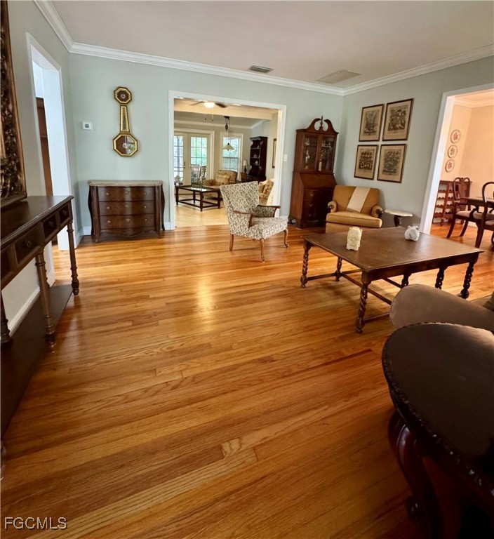 1640 Marlyn Road Fort Myers, FL 33901 - Photo 8 of 48 a living room with furniture and wooden floor