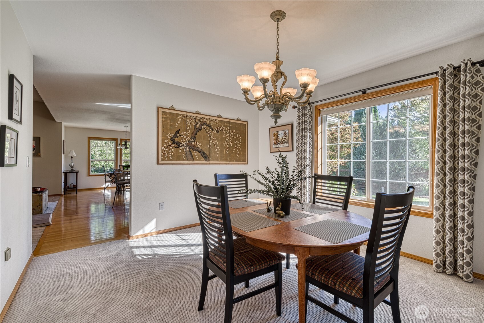 9705 346th Street South Roy, WA 98580 - Photo 8 of 34 a view of a dining room with furniture window and outside view
