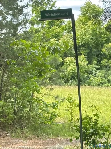 a view of an ocean from a yard