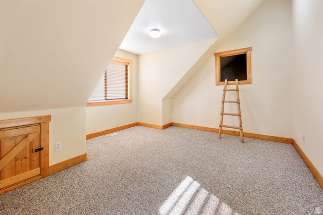 605 North Loafer Canyon Road Elk Ridge, UT 84651 - Photo 14 of 53 Bedroom 3. featuring a small door to play loft.