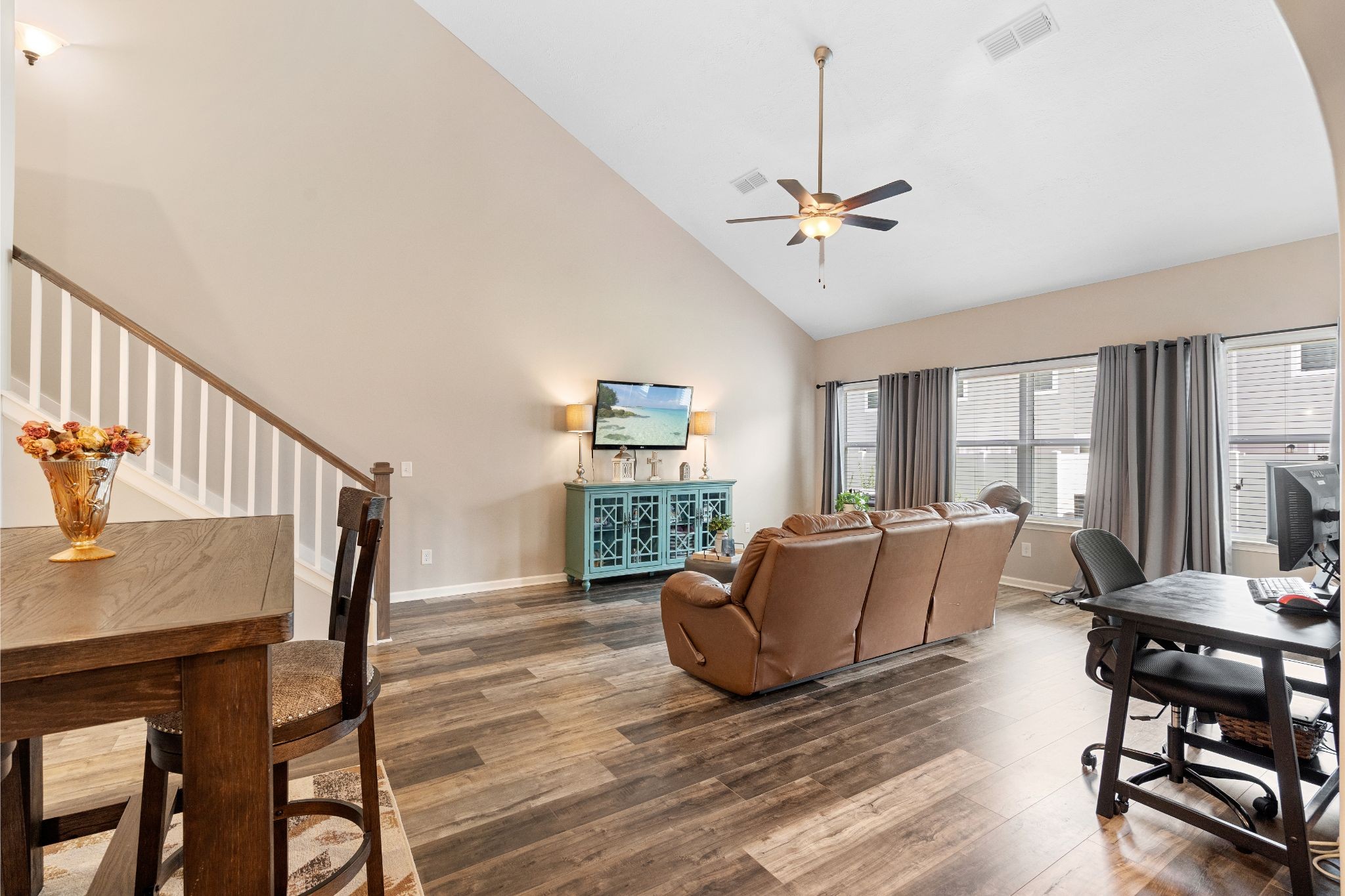 1626 Calcutta Drive Murfreesboro, TN 37128 - Photo 11 of 35 a living room with furniture and a chandelier