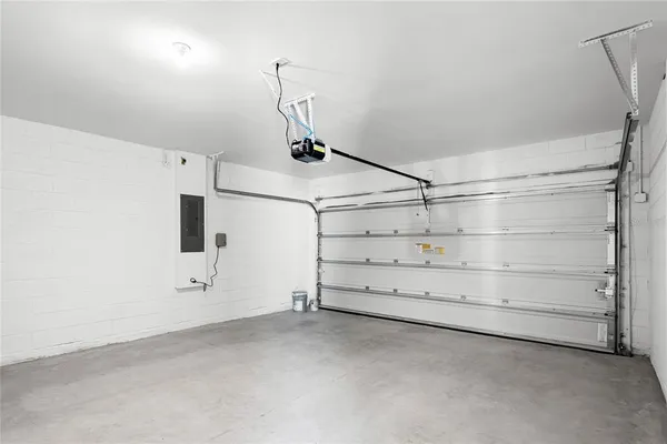 a view of a room with an empty space