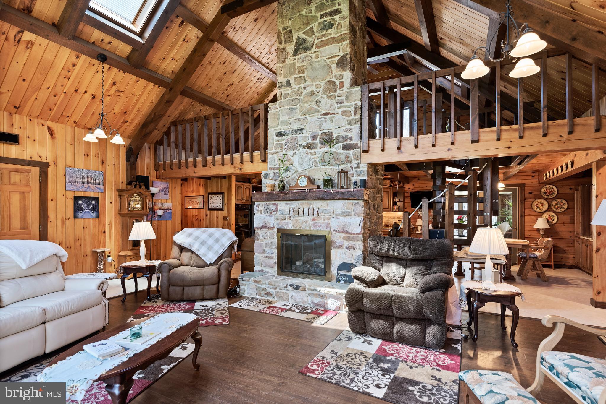 843 Pinetown Road Lewisberry, PA 17339 - Photo 11 of 46 Stately Stone FP with Mantel