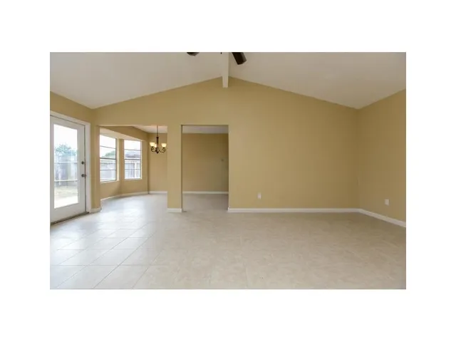 a open hall with wooden floor