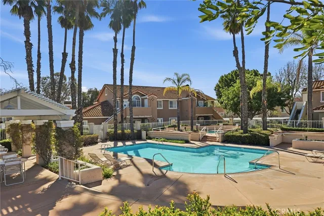 a view of outdoor space yard and swimming pool