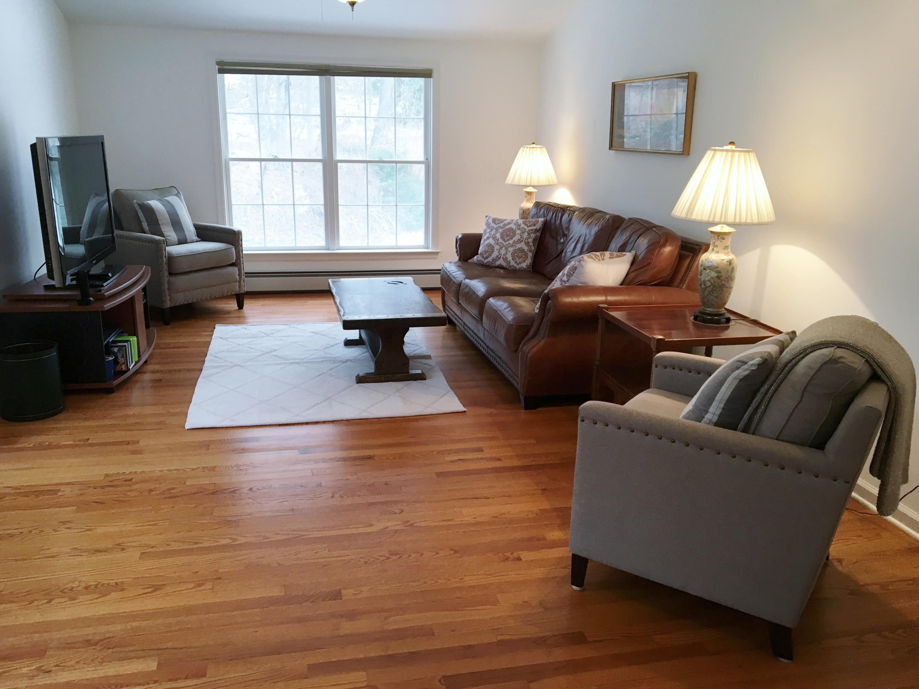 390 Middlesex Road Darien, CT 06820 - Photo 22 of 24 a living room with furniture and a lamp