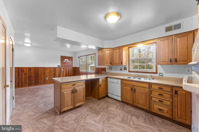 a view of parking garage