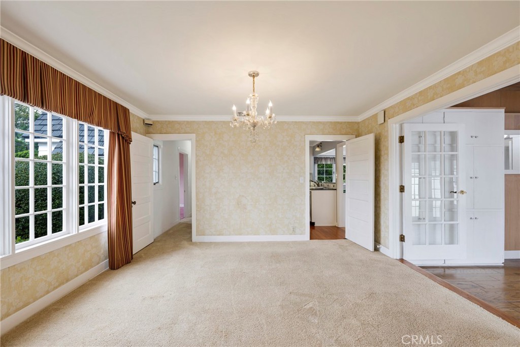 1146 North Puente Street Brea, CA 92821 - Photo 17 of 36 wooden floor in an empty room with a window