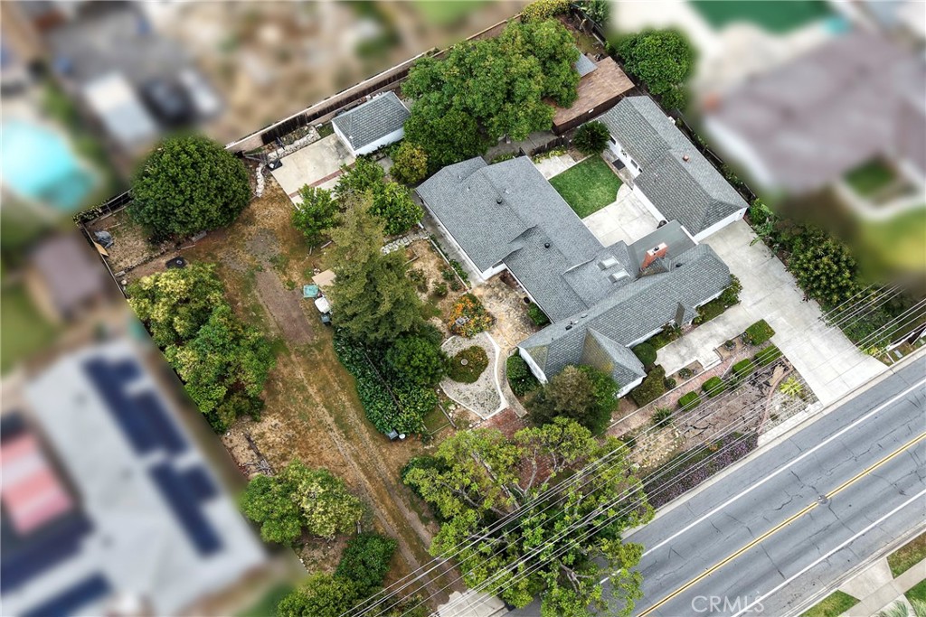 1146 North Puente Street Brea, CA 92821 - Photo 33 of 36 an aerial view of residential house with outdoor space