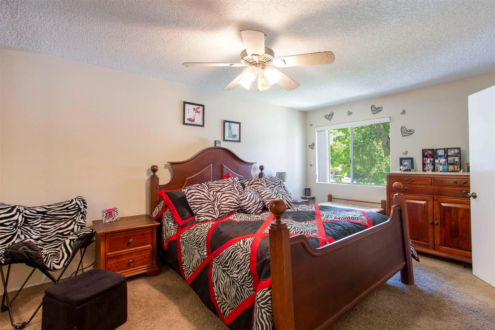 10384 Alphonse Street, Unit E6 Santee, CA 92071 - Photo 15 of 26 a bedroom with bed and window