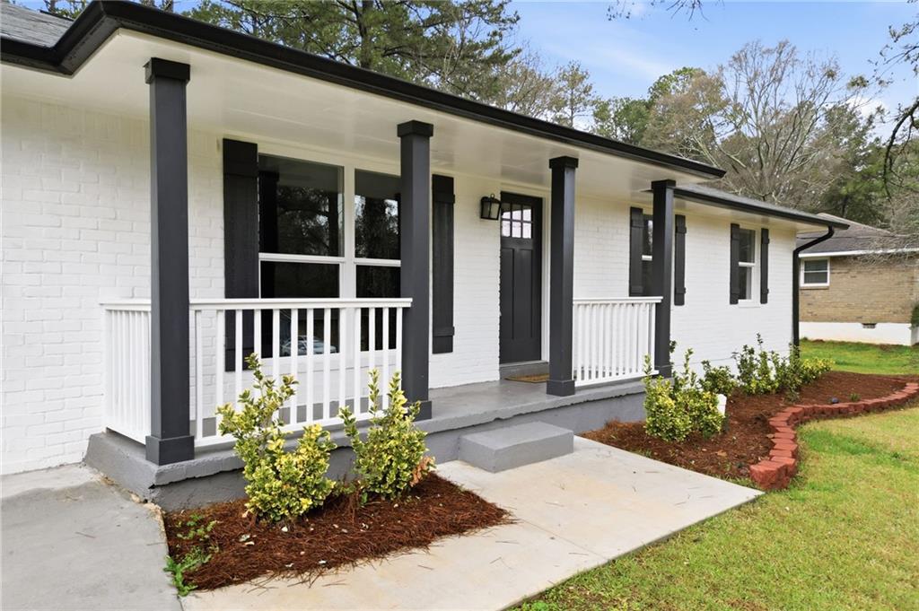 4319 Tradition Terrace Austell, GA 30106 - Photo 46 of 46 a front view of a house with garden