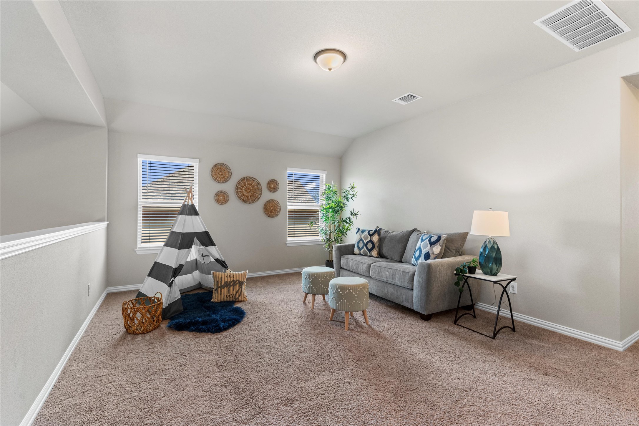 4216 Mercer Road Georgetown, TX 78628 - Photo 20 of 40 Versatile upstairs loft area offering the perfect flex space for a second living room, media room or playroom.