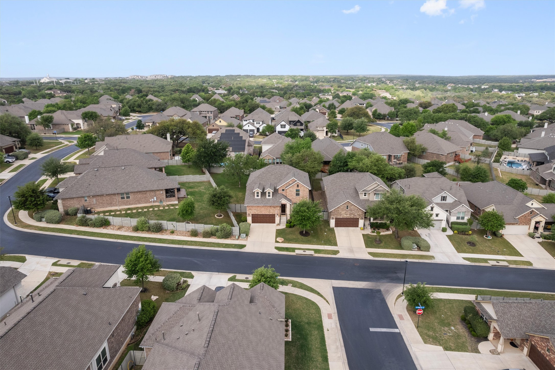 4216 Mercer Road Georgetown, TX 78628 - Photo 34 of 40 Aerial view of residential area