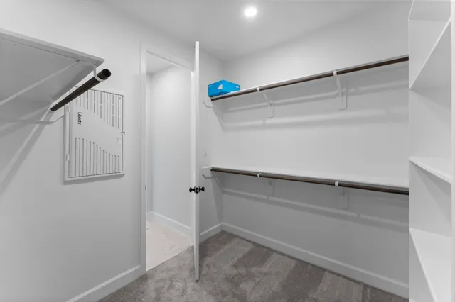 a view of walk in closet