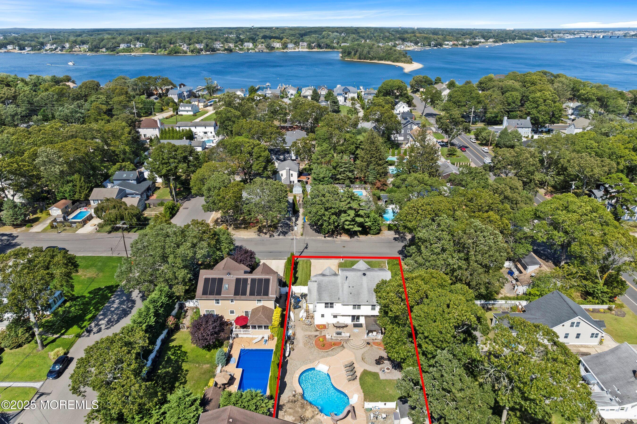 2506 Pacific Street Point Pleasant, NJ 08742 - Photo 8 of 13 10-Rear Aerial OUTLINE