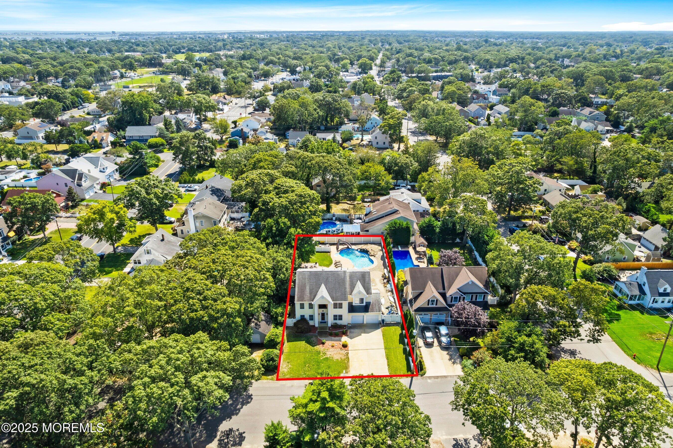 2506 Pacific Street Point Pleasant, NJ 08742 - Photo 9 of 13 Front Aerial OUTLINE
