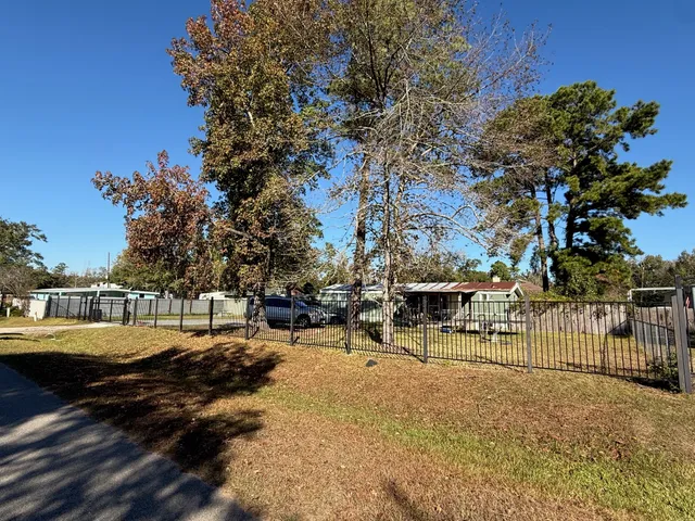 a view of outdoor space with seating area