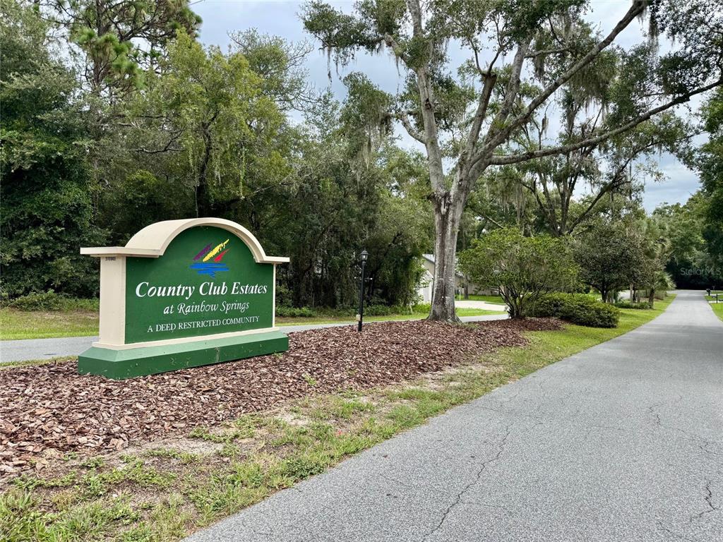 19330 Southwest 91st Loop Dunnellon, FL 34432 - Photo 37 of 46 a front view of a house with a yard and trees