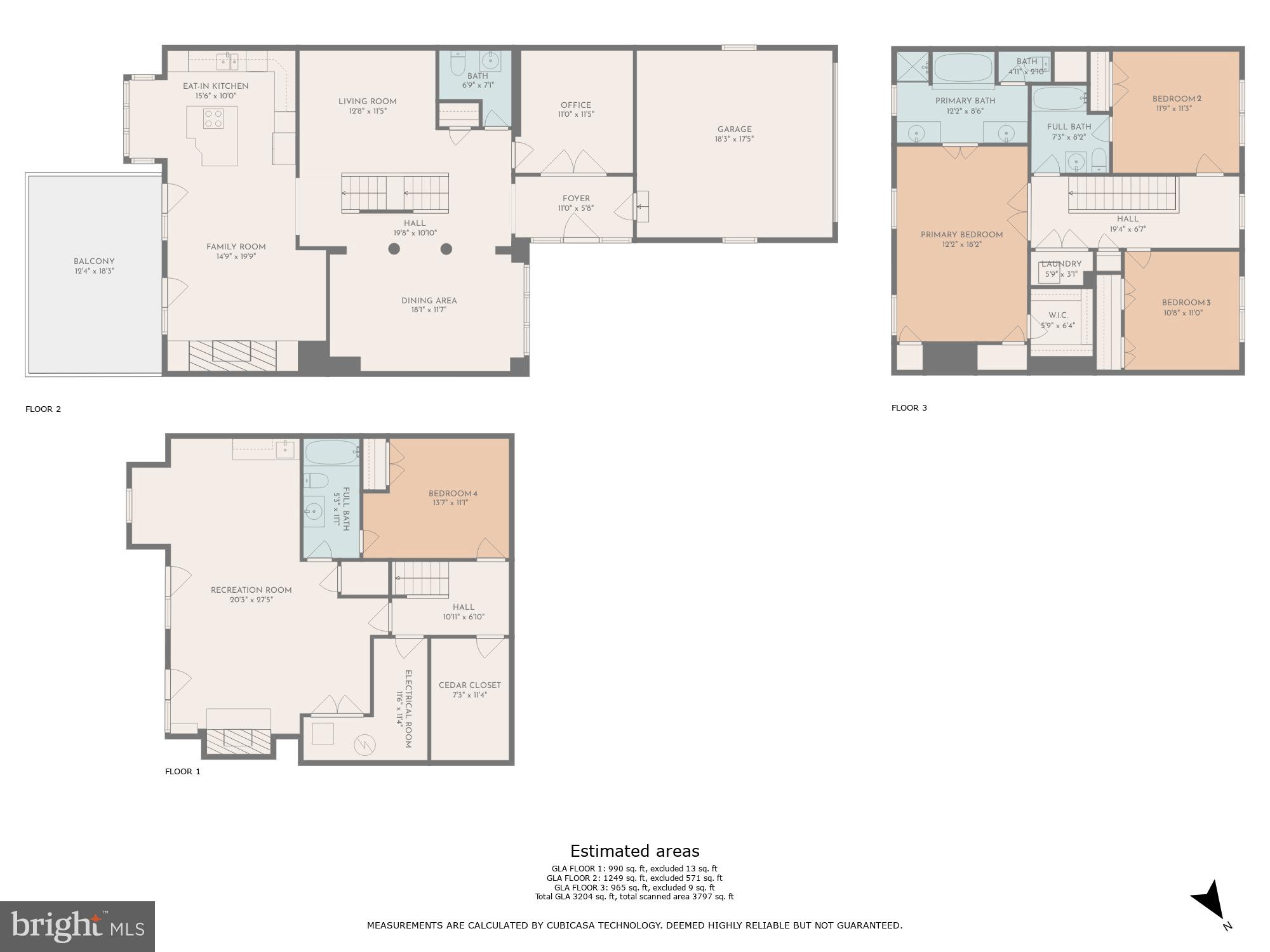 11728 Bishops Content Road Bowie, MD 20721 - Photo 37 of 37 Floor Plan: All Levels