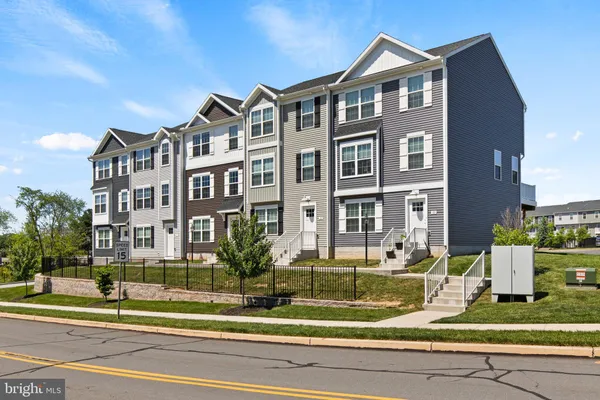 a front view of a building