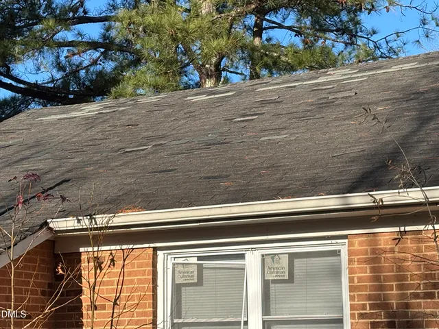 a view of a house with a large tree and a yard