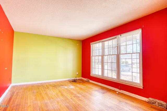 a view of a room with window