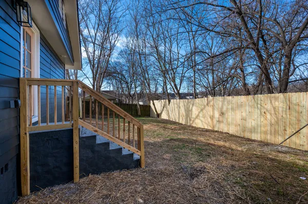 a view of outdoor space and deck