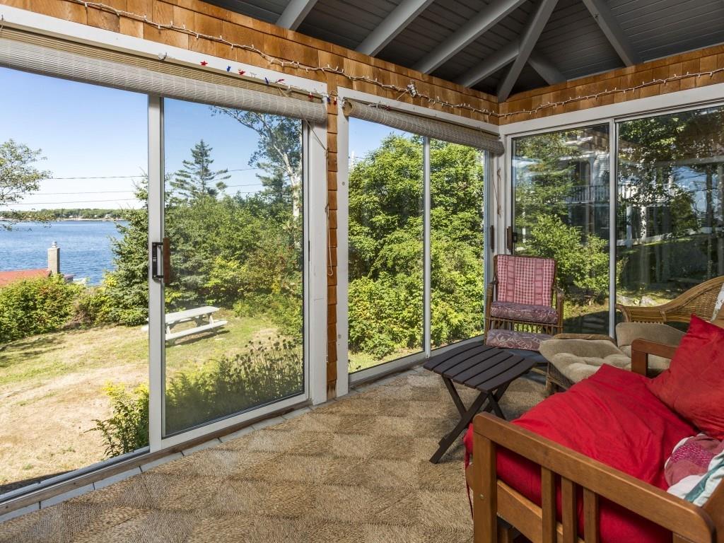 153-260 Van Horn Road East Boothbay, ME 04544 - Photo 10 of 25 The cottage three season sun room...