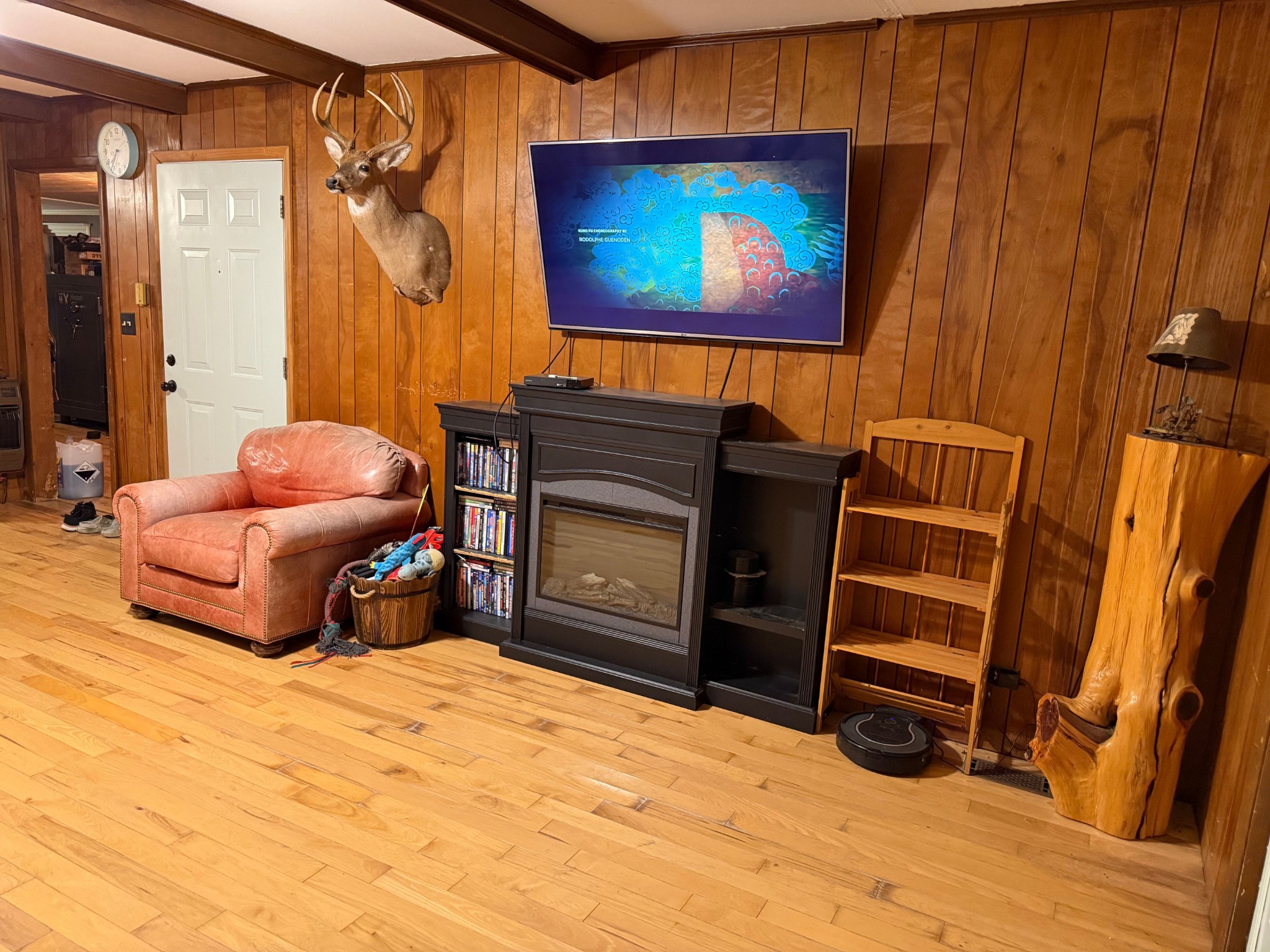 3681 Richmond Road Petersburg, TN 37144 - Photo 6 of 14 a bedroom with furniture and a flat screen tv