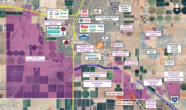 $1 | 0 West Peters And Nall Road, Maricopa, AZ 85138