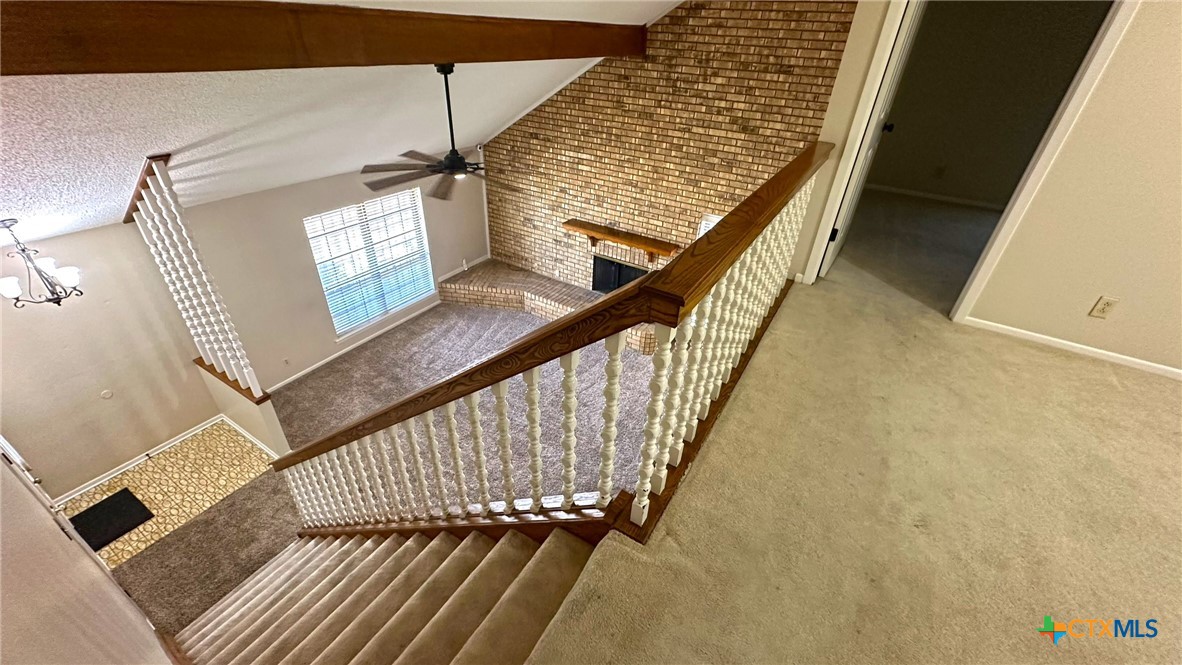 1500 Halbert Street Killeen, TX 76541 - Photo 35 of 39 The stairs overlooking the family room