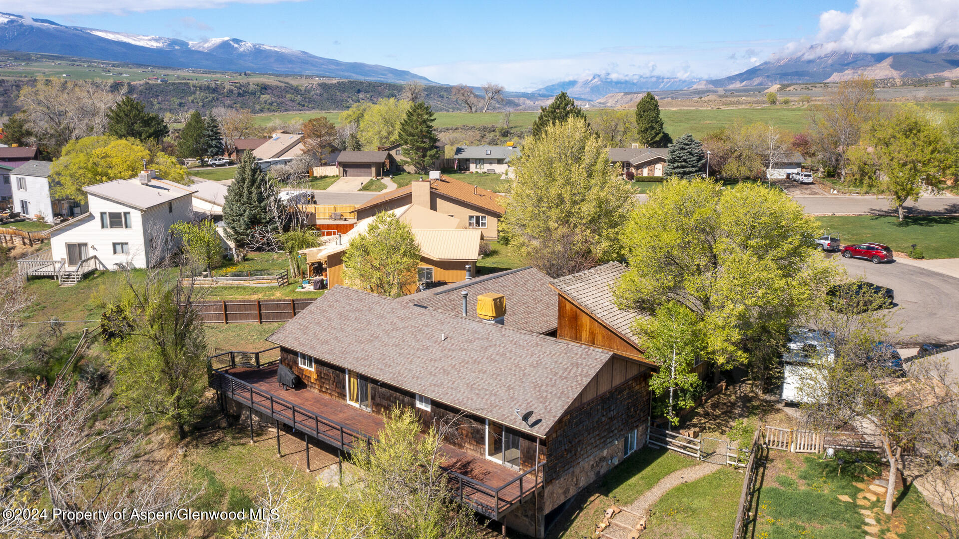 674 Mesa Court Rifle, CO 81650 - Photo 33 of 38 an aerial view of residential houses with outdoor space