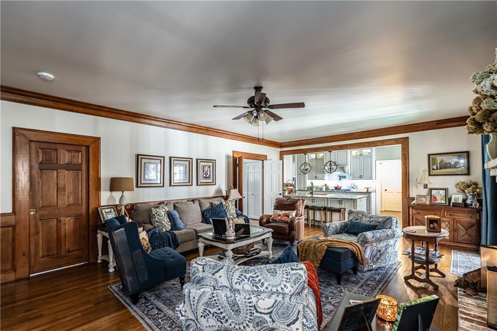 36 Saddle Mountain Road Southeast Rome, GA 30161 - Photo 17 of 42 a living room with furniture and a large window