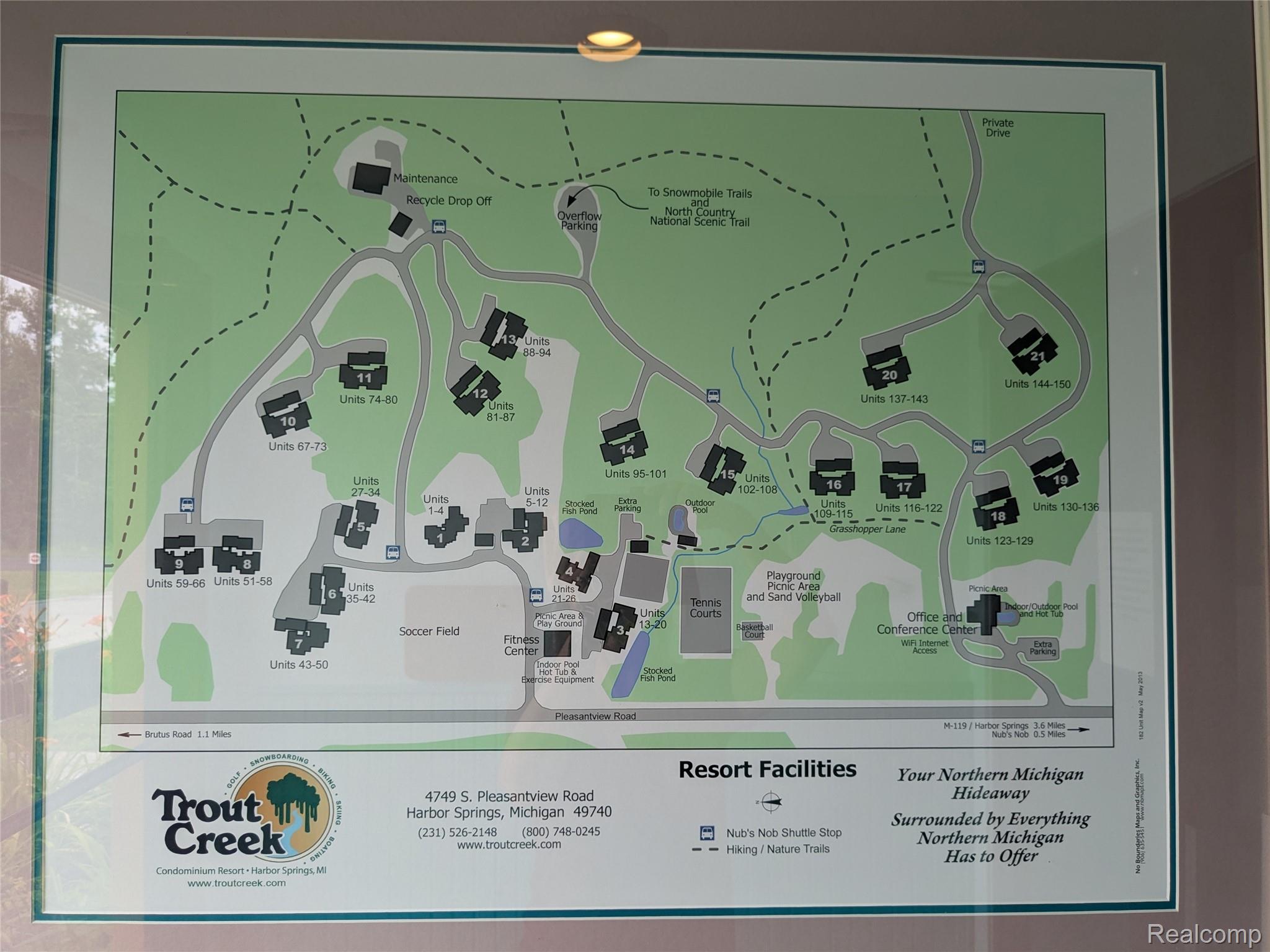 4749 South Pleasantview Road, Unit 37 Harbor Springs, MI 49740 - Photo 26 of 44 Site Map of Trout Creek Property