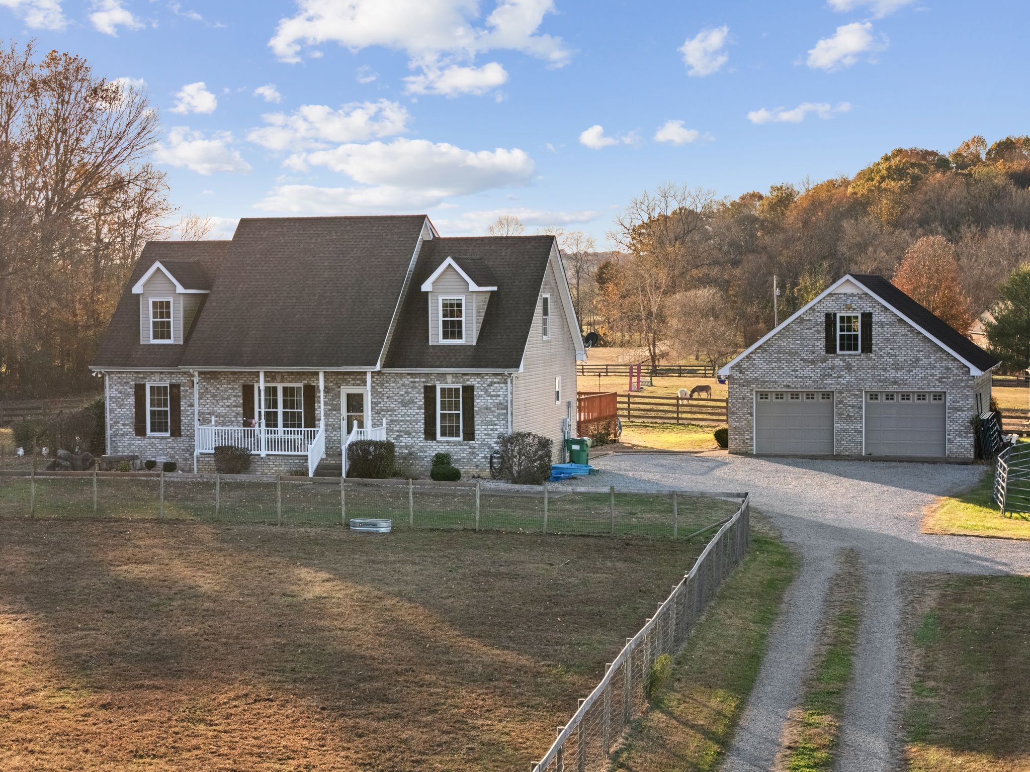 a front view of house with yard