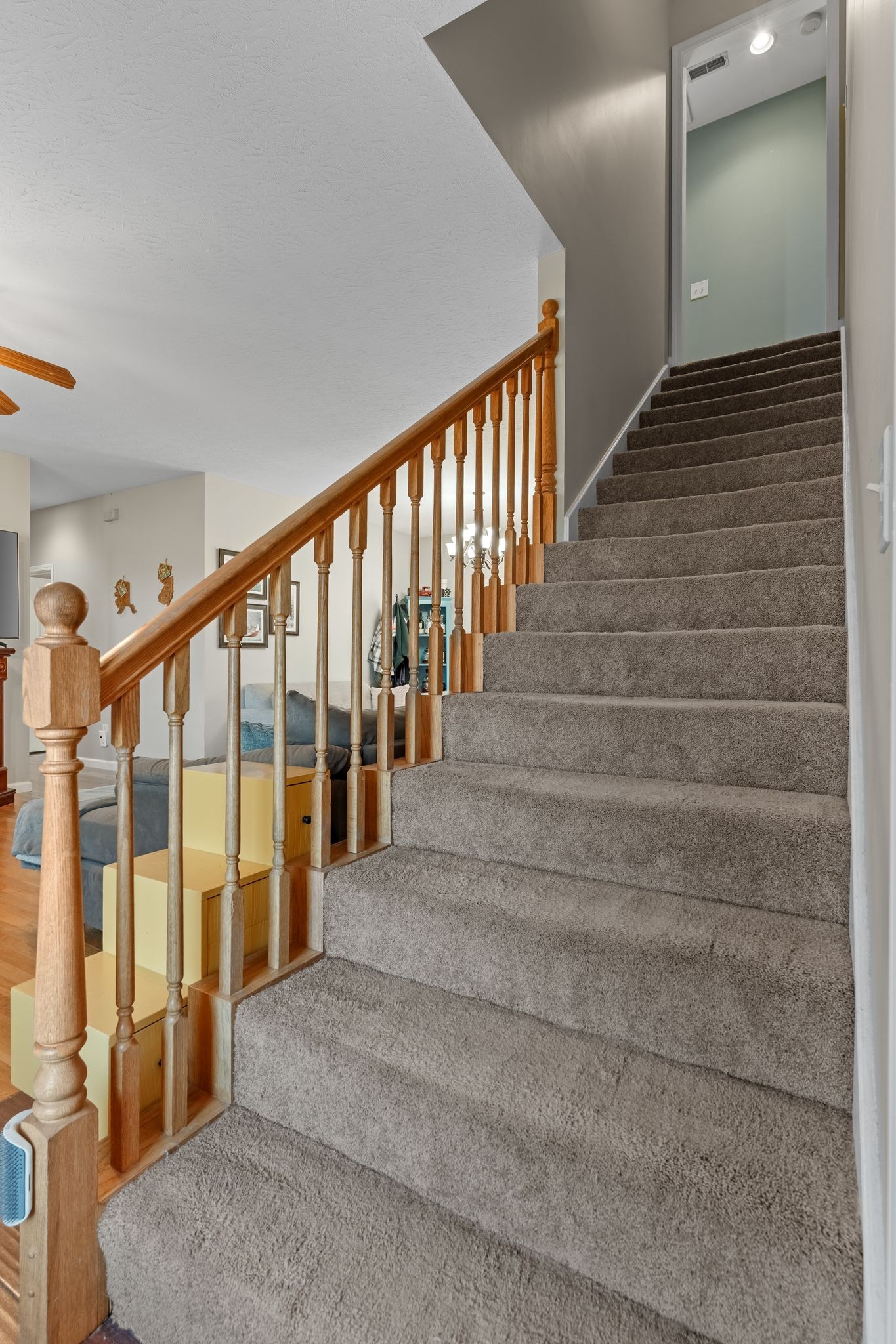 3736 Armstrong Road Springfield, TN 37172 - Photo 23 of 60 a view of staircase with lots of frames on wall and a large window