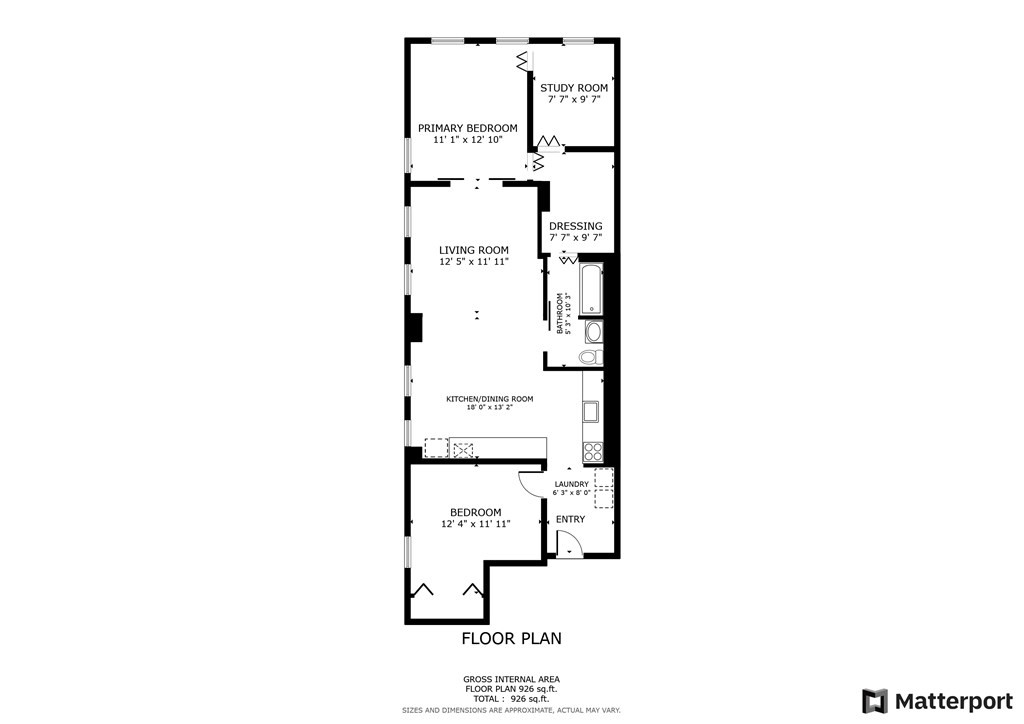 59 Fleet Street, Unit 3 Boston, MA 02109 - Photo 24 of 24 a picture of a floor plan