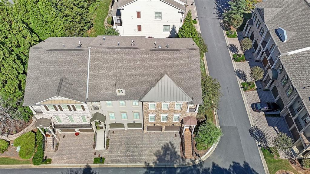 9062 Riverbend Manor Alpharetta, GA 30022 - Photo 36 of 36 an aerial view of houses with outdoor space