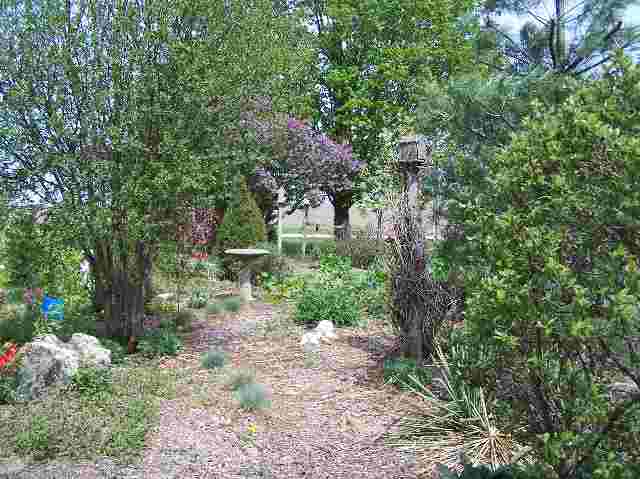 6662 North Oak Road Freeport, IL 61032 - Photo 7 of 9 a backyard of a house with lots of green space