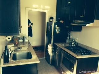 43-33 48th Street, Unit 4H Queens, NY 11104 - Photo 7 of 14 a kitchen with a sink and a stove